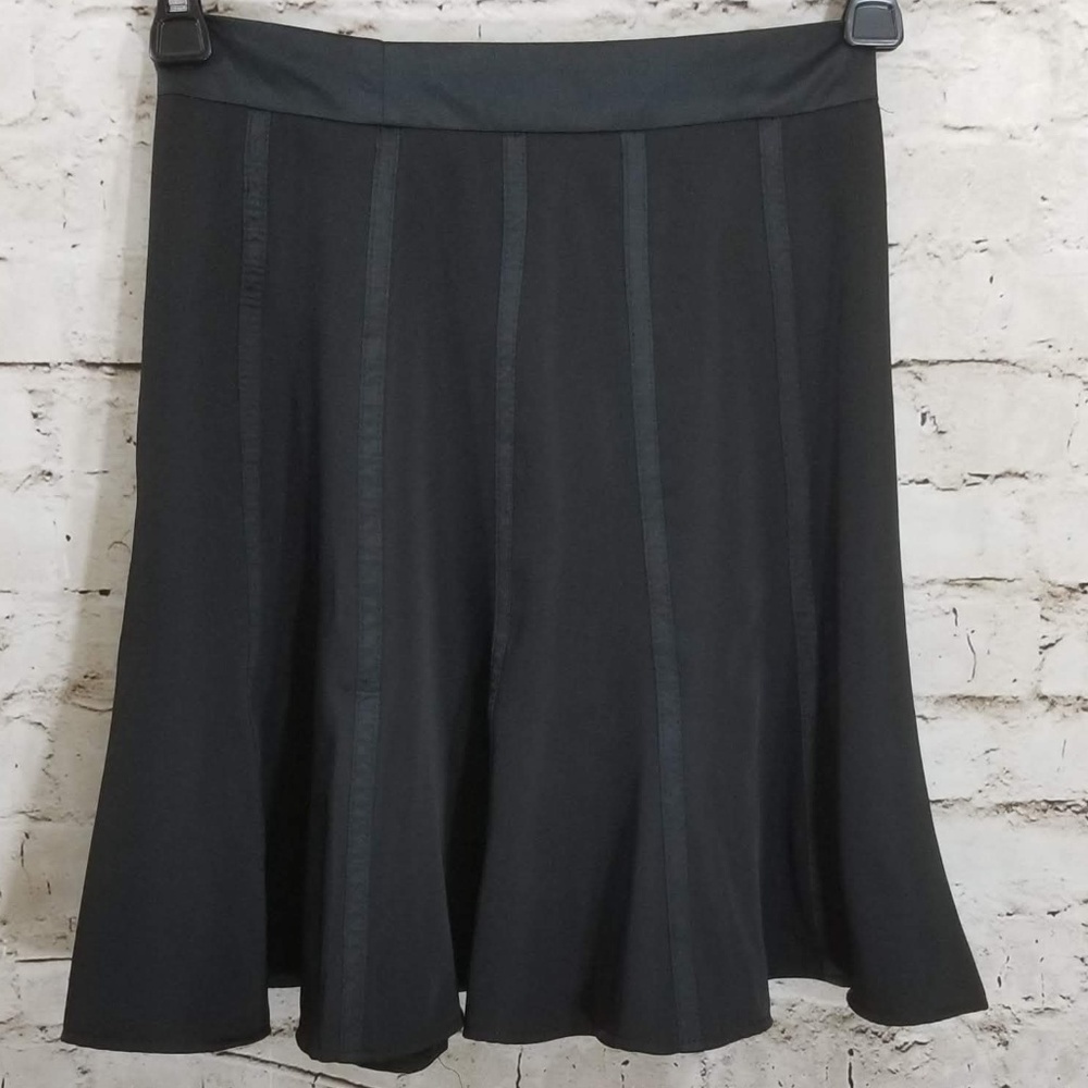 Forever 21 Black Flare Hem Skirt